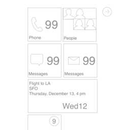 Windows Phone Wireframe Stencil