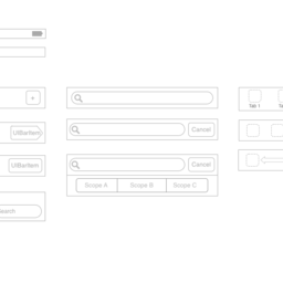 iOS Wireframe iPhone