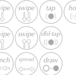 iOS Gesture Icons
