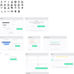 Useful Payment Icons & Signup Flow