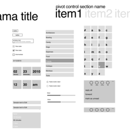 Windows Phone 7 Wireframe v1.0