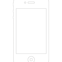 iPhone 4 Wireframe Stencil